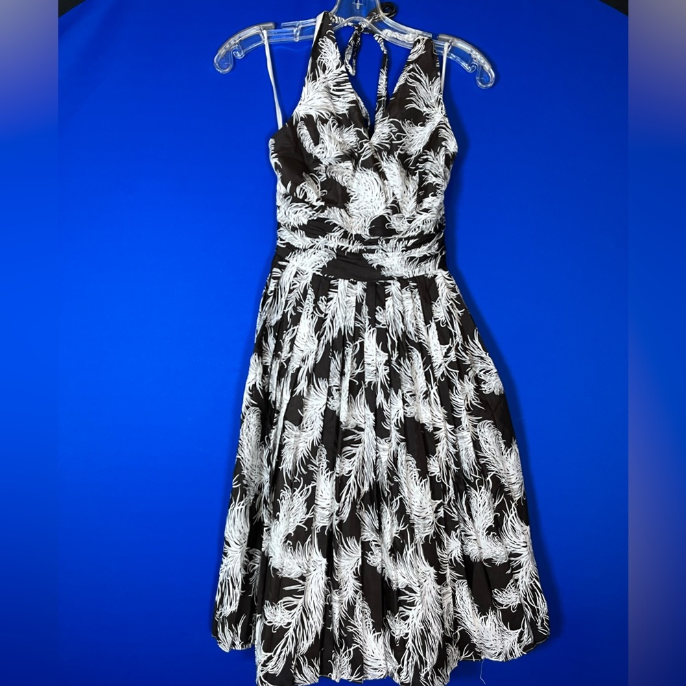 Antonio Melani halter dress with belted waist
